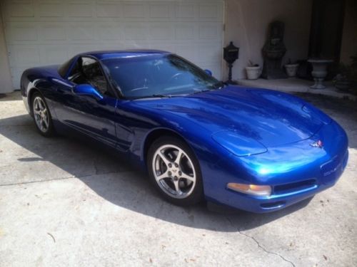 2002 chevrolet corvette electron blue