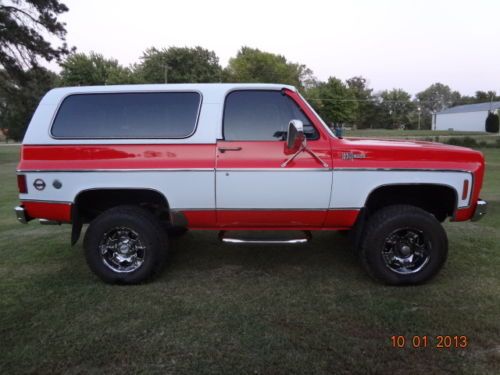 1974 chevrolet blazer 4x4 cheyenne - original - one of a kind!