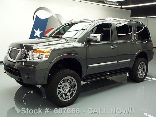 2010 nissan armada platinum lifted sunroof nav 20's 20k texas direct auto