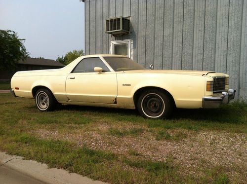 1978 ford ranchero 500 standard cab pickup 2-door 5.0l