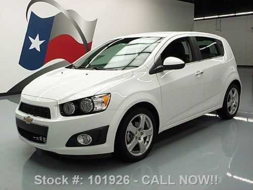 2013 chevy sonic ltz automatic leather cruise ctrl 22k texas direct auto