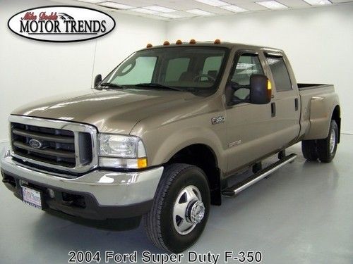 2004 4x4 lariat turbo diesel long bed crew bedliner park assist ford f350 74k