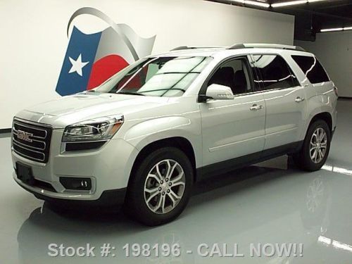 2013 gmc acadia awd slt rear cam htd leather 19&#039;s 14k texas direct auto