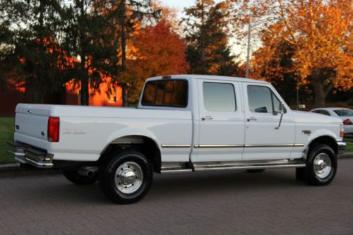 1997 FORD F250 XLT CREW SHORT BED 7.3L DIESEL 78K ORIGINAL MILES 4X4 NO RESERVE, image 6