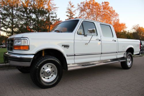 1997 FORD F250 XLT CREW SHORT BED 7.3L DIESEL 78K ORIGINAL MILES 4X4 NO RESERVE, image 10