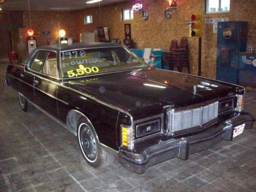 1978 mercury grand marquis base hardtop 4-door 7.5l