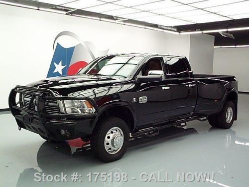 2012 ram 3500 laramie longhorn diesel drw 4x4 nav dvd! texas direct auto