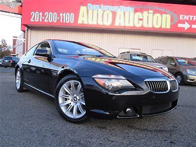 07 bmw 650i coupe carfax certified leather panoroof sport package pre owned