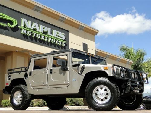 2006 hummer h1 alpha open-top convertible, diesel, central tire inflation system