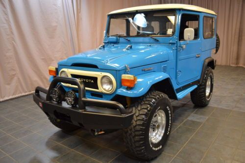 1978 toyota fj 40 land cruiser mint condition! fully restored!