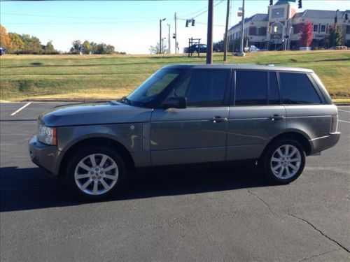 2008 range rover super charged stornoway grey / black