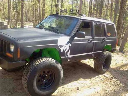 1998 jeep cherokee sport 8&#034; pro comp lift new tires and matte black wheels nr!!!