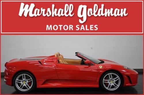 2006 ferrari f430 spider f1 rosso corsa red tan pwr daytona shields 1106 miles