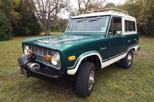 1975 ford bronco ranger, original survivor, 302, auto, ac, uncut and clean