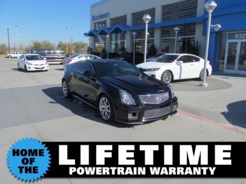 2012 cts-v coupe/low miles/one owner/clean carfax/warranty/nav/luxury/specialty