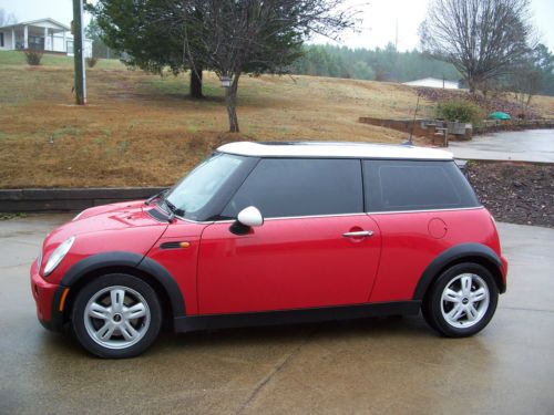 2006 mini cooper red