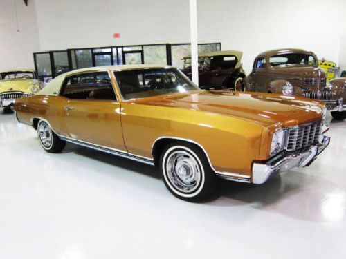 1972 chevrolet monte carlo - like new - only 23k original miles - mint!!  wow!!