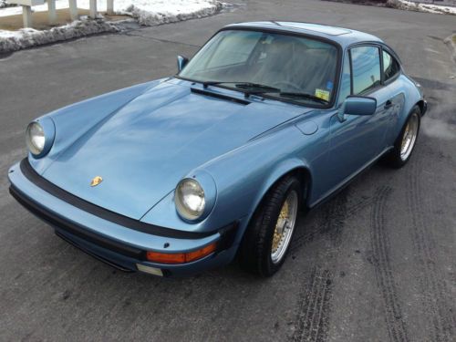 1986 porsche 911 coupe 21k orig. miles same owner since dec.1985 spectacular car