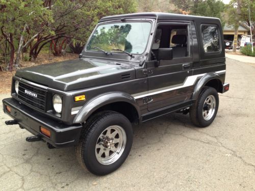 87  suzuki samurai jx 4x4  (((( bone stock original ))) rust free and tow ready