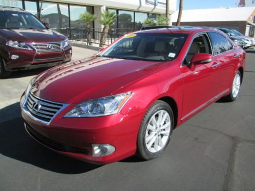 10 red automatic v6 leather navigation sunroof 3.5l v6 miles:35k sedan certified