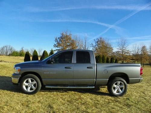 2007 dodge ram 1500 slt * quadcab * 2wd * clean 1 owner autocheck