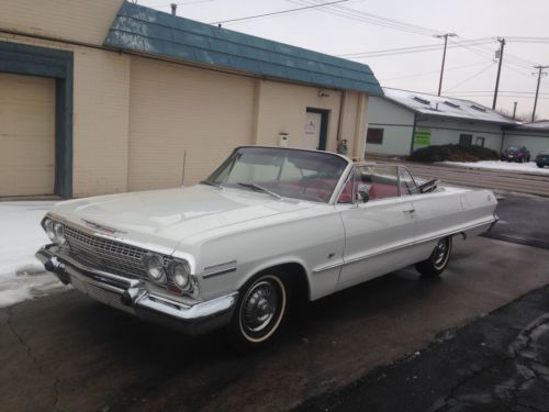 2 owner 1963 chevy impala convertible matching # 58 59 60 61 62 64 65 71k miles