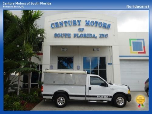 2005 ford f250 2dr regular cab utility truck 5.4l v8 auto low mileage