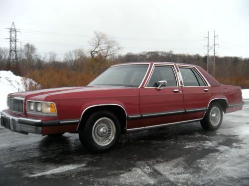 1991 mercury grand marquis gs 5.0l one owner 58k no reserve survivor barn find