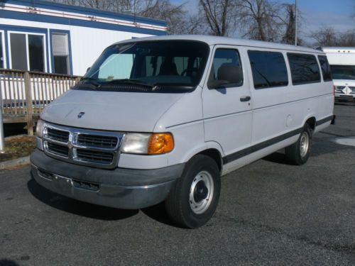 1999 dodge ram 3500 van extended 15 passenger van 3-door 5.9l good miles!no rsrv