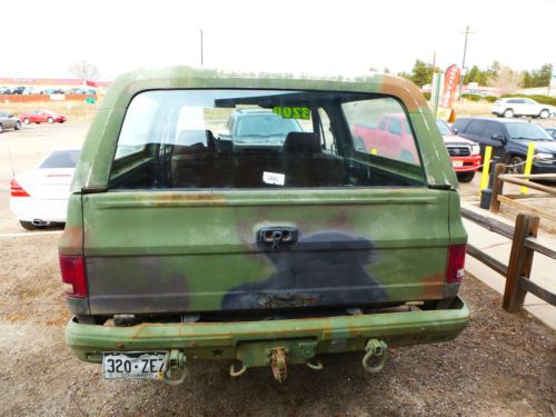 1986 Military Chevrolet Blazer M1009 CUCV, image 2