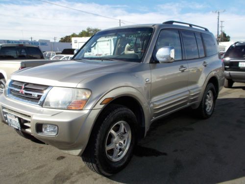 2001 mitsubishi montero, no reserve