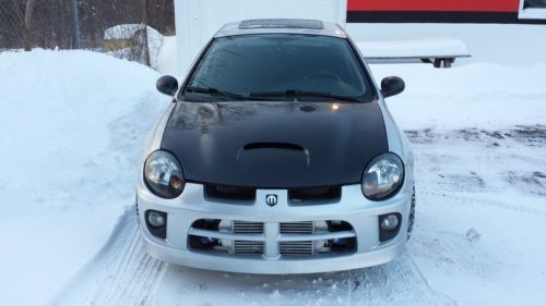 04 2004 srt srt4 dodge neon / silver / carbon fiber hood / fully rebuilt engine