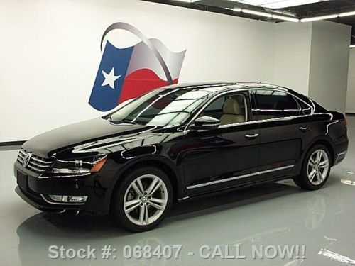 2012 volkswagen passat tdi se diesel sunroof nav 24k mi texas direct auto