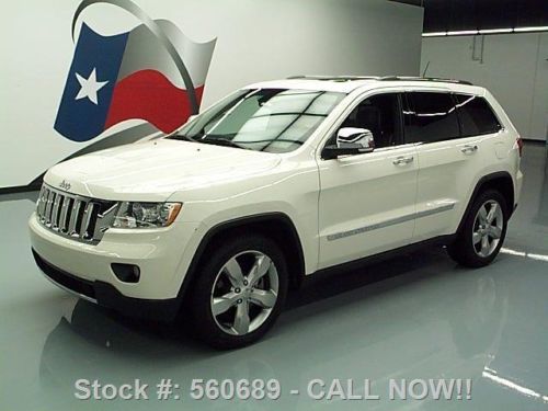 2011 jeep grand cherokee overland hemi 4x4 sunroof dvd texas direct auto