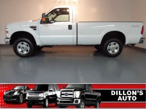 2010 f-250 super duty xlt 4x4 diesel 6.4l low mileage regular cab powerstroke v8