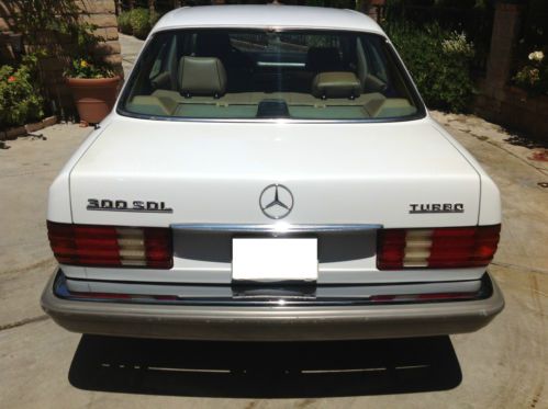 Mercedes-Benz: 300 Series TURBO DIESEL 1987 ONE OWNER 300 SDL CLEAN RECORDS RARE, image 2