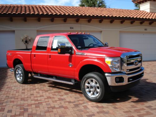 2011 ford f250 super duty crew cab fx4 lariat diesel flawless truck