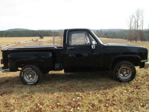 1982 truck c10 short bed stepside rock solid dont miss this one