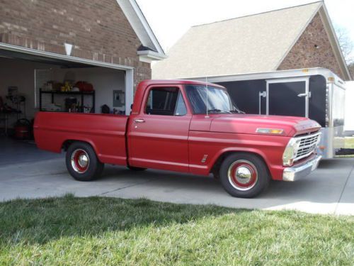 1969 f-100 short bed original 390 4 speed 49,000 miles