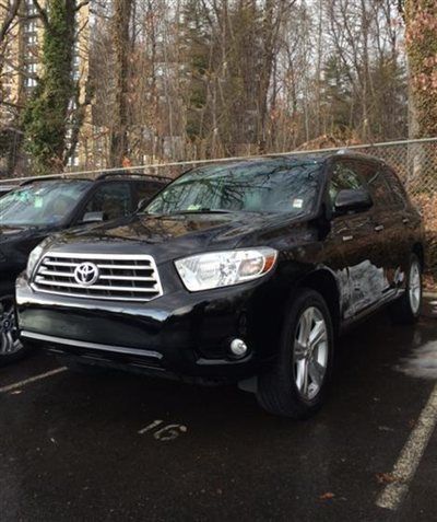 2010 toyota highlander black limited navigation rear-view camera heated seates