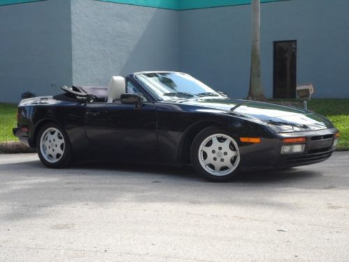 Rare s2 cabriolet 5 speed manual black ober black and gray interior