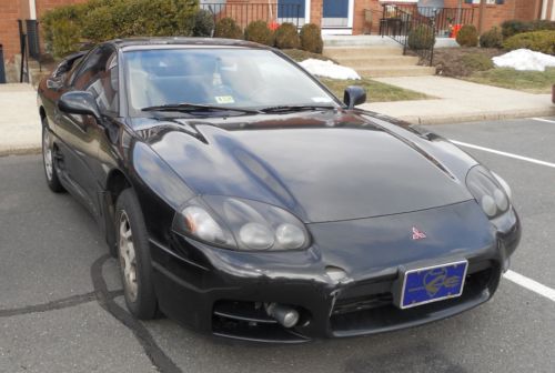 1999 mitsubishi 3000gt black base coupe 2-door 3.0 runs, selling as-is