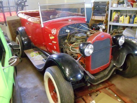 1928 ford jalopy chevy powered