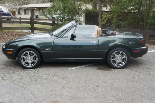 1997 mazda miata m edition convertible, dark green, nice condition, low mileage