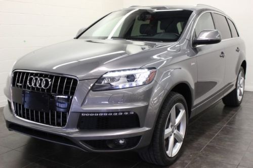 2011 audi q7 v6 s-line awd navigation sport heated and cooled leather seats