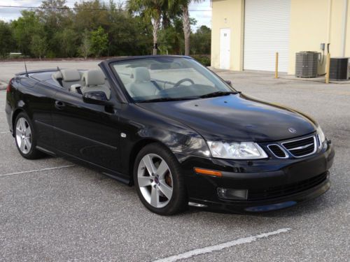 2006 saab 9-3 aero convertible 2.8lturbo navigation 6 manual speed no accident