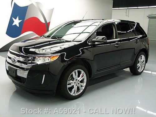 2012 ford edge limited leather vista roof nav 20&#039;s 17k! texas direct auto