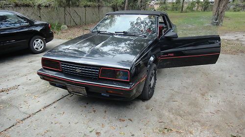 1987 chevy cavalier rs convertible  3.1