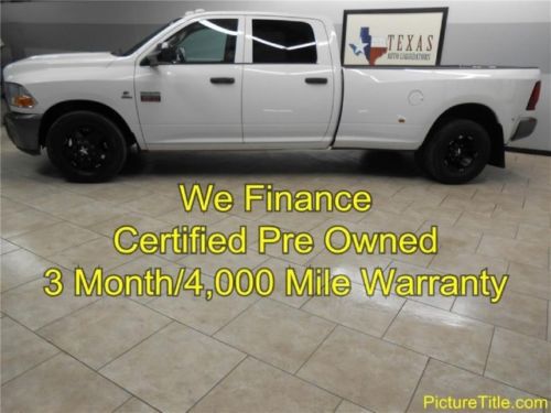 11 dodge ram 3500 slt dually crew cummins diesel rockstar wheels finance texas