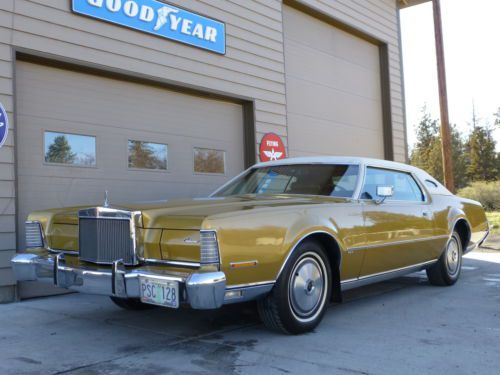 Beautiful 1973 lincoln continental mark iv, original owner with only 72k miles